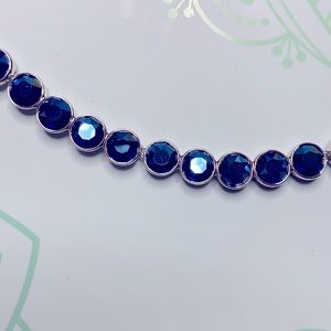 Touchstone Crystal by Swarovski Blue Necklace